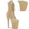 Pleaser - FLAMINGO1045VEL Bottes de plateforme, Pole dance chaussures - Crème Product image